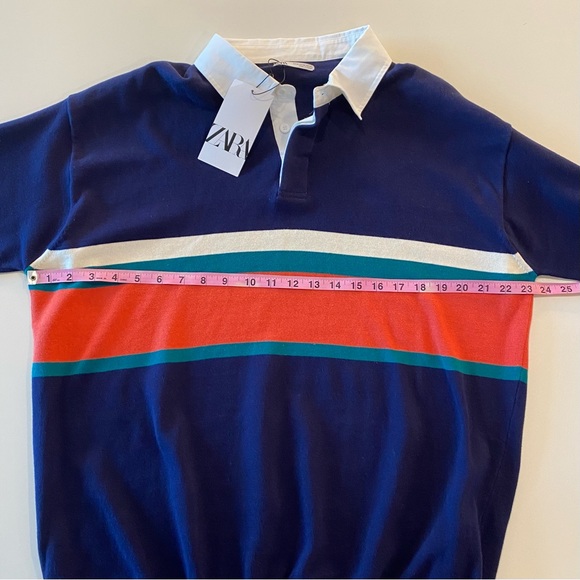 Zara Collared Rugby Long Sleeve Shirt - Picture 6 of 7